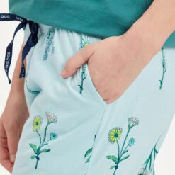 LIFE IS GOOD Women's Wildflowers Snuggle-Up Sleep Joggers -Fam By Style 2082679 430 alt3