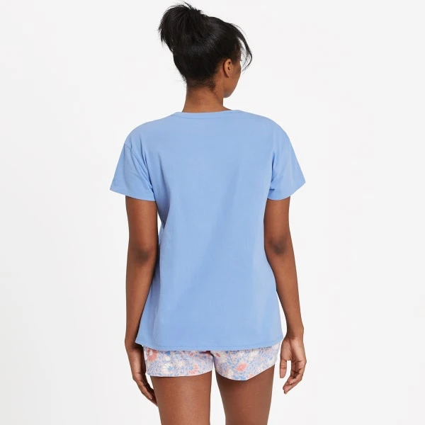 LIFE IS GOOD Women's Wildflower Hike Snuggle Up Relaxed Sleep Vee 2 LIFE IS GOOD Women's Wildflower Hike Snuggle Up Relaxed Sleep Vee - Image 2