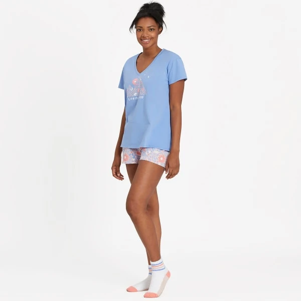 LIFE IS GOOD Women's Wildflower Hike Snuggle Up Relaxed Sleep Vee 4 LIFE IS GOOD Women's Wildflower Hike Snuggle Up Relaxed Sleep Vee - Image 4