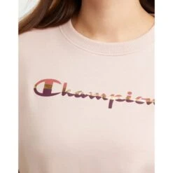 CHAMPION Women's Powerblend Relaxed Graphic Crew -Fam By Style 2082817 611 alt4