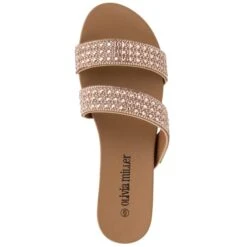 OLIVIA MILLER Women's Juliette Slip-On Flat Sandals -Fam By Style 2082921 105 alt5