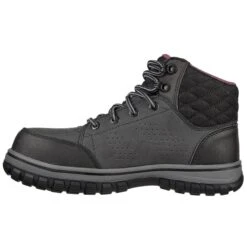 SKECHERS Women's Work: McColl Comp Toe Work Boots 8 SKECHERS Women's Work: McColl Comp Toe Work Boots -Fam By Style 2082960 001 alt2