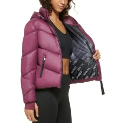 TOMMY HILFIGER Women's Hooded Puffer Jacket -Fam By Style 2083078 501 alt3