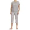 RENE ROFE Women's Hacci Capri Sleepwear Set