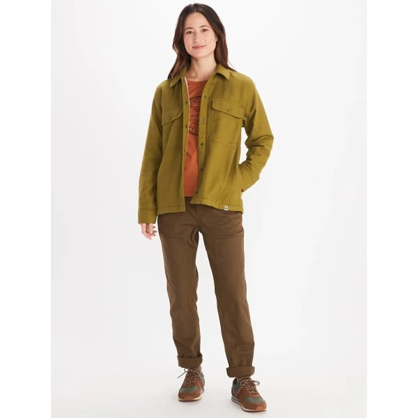 MARMOT Women's Ridgefield Heavyweight Sherpa-Lined Flannel Jacket 6 MARMOT Women's Ridgefield Heavyweight Sherpa-Lined Flannel Jacket - Image 6