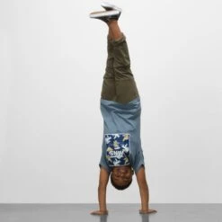 VANS Boys' Print Box Short-Sleeve Graphic Tee -Fam By Style 2083886 408 alt2