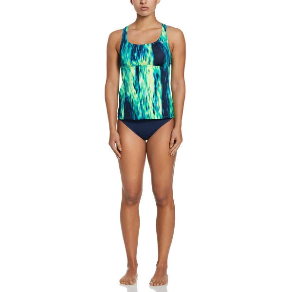 NIKE Women's Crossback Two-Piece Tankini Set 6 NIKE Women's Crossback Two-Piece Tankini Set - Image 6