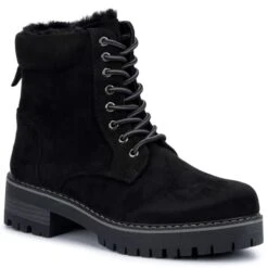 OLIVIA MILLER Women's Ashley Lace-Up Boots