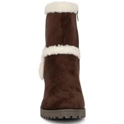 OLIVIA MILLER Women's Andrea Stacked Heel Bootie -Fam By Style 2084502 201 alt3