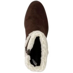 OLIVIA MILLER Women's Andrea Stacked Heel Bootie -Fam By Style 2084502 201 alt4