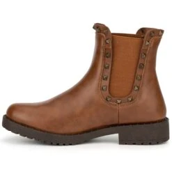 OLIVIA MILLER Women's Belle Studded Chelsea Boots -Fam By Style 2084671 203 alt2