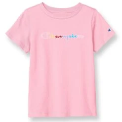 CHAMPION Girls' (4-6X) Classic Short-Sleeve Tee -Fam By Style 2084950 607 alt2