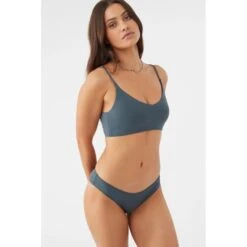 O'NEILL Juniors' Saltwater Solids Swim Top 12 O'NEILL Juniors' Saltwater Solids Swim Top -Fam By Style 2085060 003 alt3