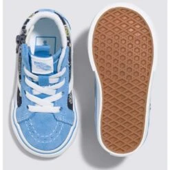 VANS Toddlers' Glow Cosmic Zoo SK8-HI Reissue Side-Zip Shoes -Fam By Style 2085445 408 alt3