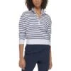 TOMMY HILFIGER Women's French Terry 1/2-Zip Pullover