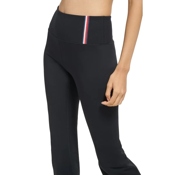 TOMMY HILFIGER Women's Sport High Rise Flare Compression Leggings 4 TOMMY HILFIGER Women's Sport High Rise Flare Compression Leggings - Image 4