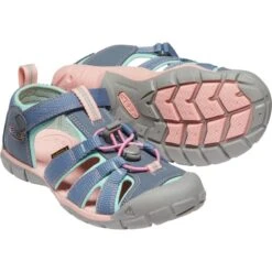 KEEN Girls' Seacamp II CNX Water Sandals 9 KEEN Girls' Seacamp II CNX Water Sandals -Fam By Style 2085650 406 alt3