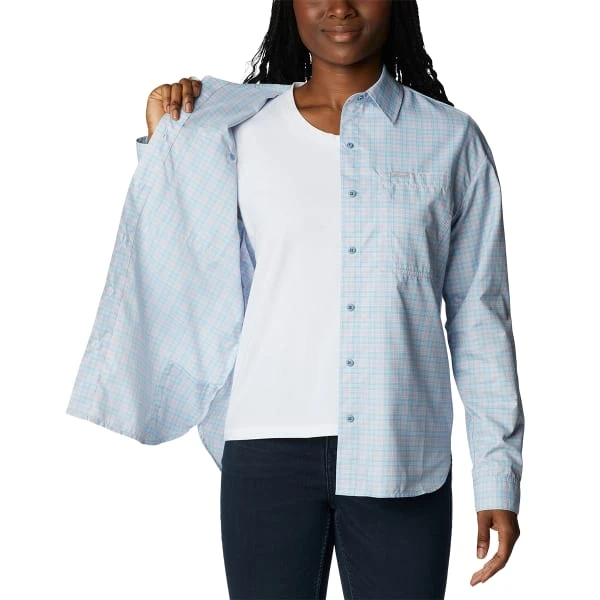 COLUMBIA Women's Silver Ridge Utility Long-Sleeve Shirt 4 COLUMBIA Women's Silver Ridge Utility Long-Sleeve Shirt - Image 4