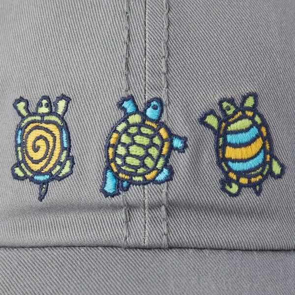 LIFE IS GOOD Women's Peace Turtles Sunwashed Chill Cap 3 LIFE IS GOOD Women's Peace Turtles Sunwashed Chill Cap - Image 3