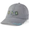 LIFE IS GOOD Women's Peace Turtles Sunwashed Chill Cap