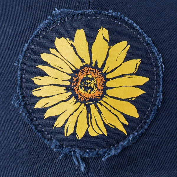LIFE IS GOOD Women's Sunflower Tattered Chill Cap 3 LIFE IS GOOD Women's Sunflower Tattered Chill Cap - Image 3
