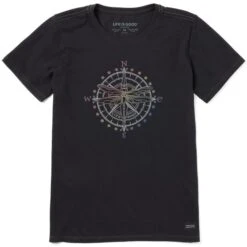 LIFE IS GOOD Women's Dragonfly Compass Short-Sleeve Crusher-Lite Tee