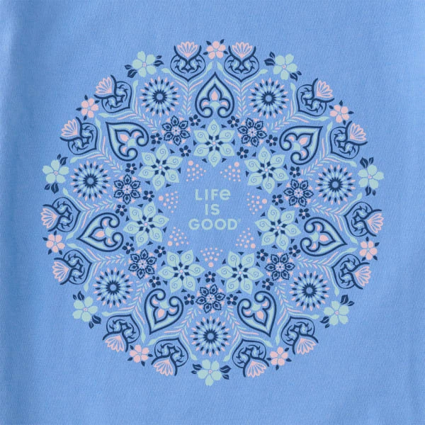 LIFE IS GOOD Women's Wildflower Mandala Crusher Tee 2 LIFE IS GOOD Women's Wildflower Mandala Crusher Tee - Image 2