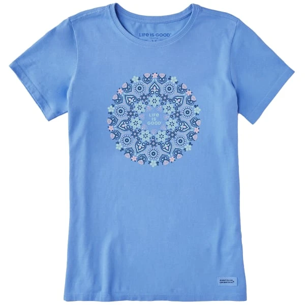 LIFE IS GOOD Women's Wildflower Mandala Crusher Tee 1 LIFE IS GOOD Women's Wildflower Mandala Crusher Tee