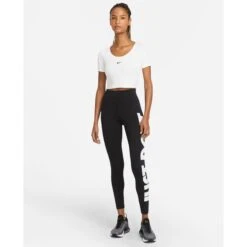 NIKE Women's Sportswear Essential High-Waisted Graphic Leggings -Fam By Style 2086189 001 alt4