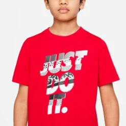 NIKE Big Kids' Sportswear Short-Sleeve Tee -Fam By Style 2086277 601 alt2
