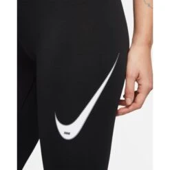 NIKE Women's Sportswear Swoosh High-Rise Leggings -Fam By Style 2086321 001 alt2