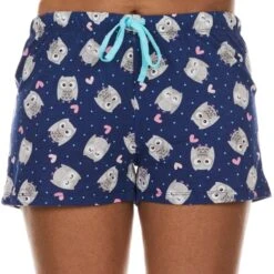 RENE ROFE Women's Owl We Need Is Love Shorts Pajamas Set -Fam By Style 2086813 430 alt2