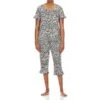 RENE ROFE Women's Sweet Like Sugar Capri PJ Sleep Set, 2 Piece