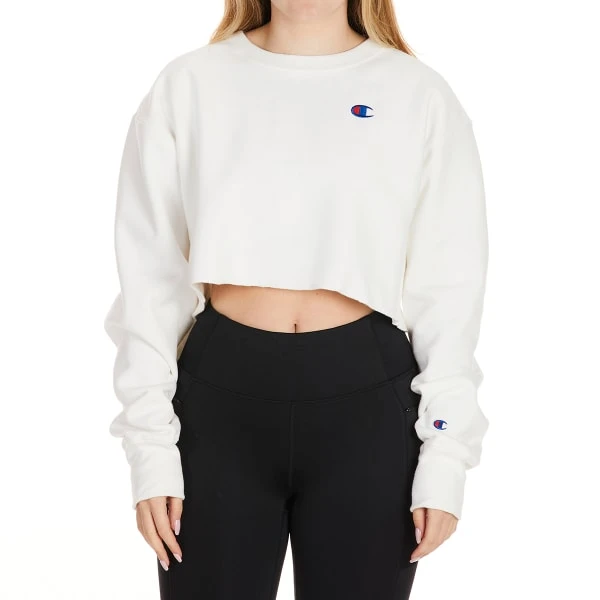 CHAMPION Women's Fleece Cropped Crew 1 CHAMPION Women's Fleece Cropped Crew