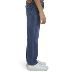LEVI'S Boys' 502 Regular Taper Fit Performance Jeans -Fam By Style 2087440 405 alt02