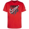 NIKE Boys' Fired Up Swoosh Short-Sleeve Tee
