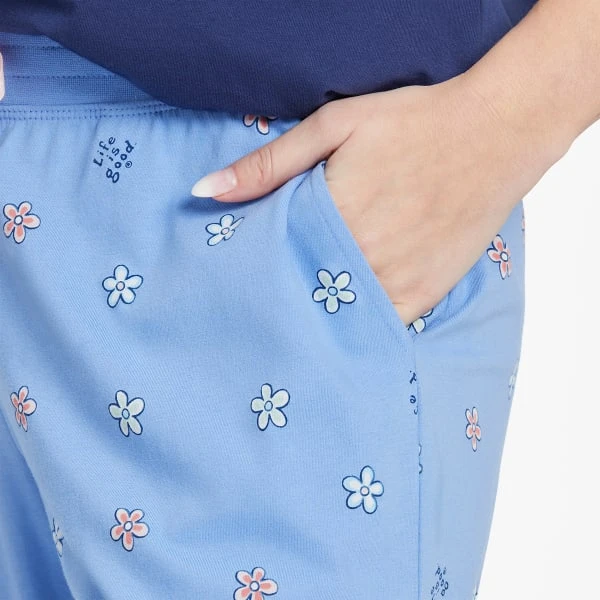 LIFE IS GOOD Women's Vintage Flowers Pattern Snuggle Up Sleep Pants 4 LIFE IS GOOD Women's Vintage Flowers Pattern Snuggle Up Sleep Pants - Image 4