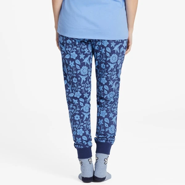 LIFE IS GOOD Women's Hummingbird Snuggle Up Sleep Joggers 2 LIFE IS GOOD Women's Hummingbird Snuggle Up Sleep Joggers - Image 2