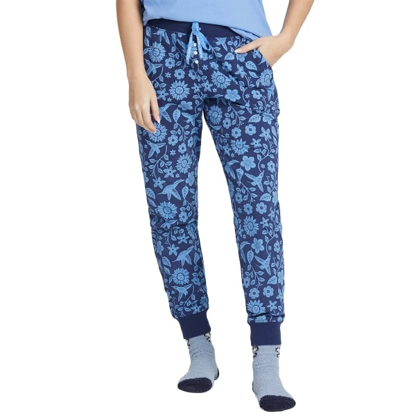 LIFE IS GOOD Women's Hummingbird Snuggle Up Sleep Joggers 1 LIFE IS GOOD Women's Hummingbird Snuggle Up Sleep Joggers