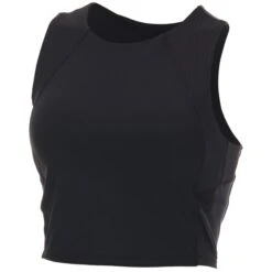 SPYDER Women's Active Crop Tank Top W/ Shelf Bra