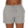 RBX Women's French Terry Elastic Waistband 4" Shorts