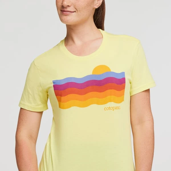 COTOPAXI Women's Disco Wave Organic Short-Sleeve Tee 6 COTOPAXI Women's Disco Wave Organic Short-Sleeve Tee - Image 6