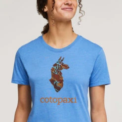 COTOPAXI Women's Altitude Llama Organic Short-Sleeve Tee -Fam By Style 2088338 405 alt5