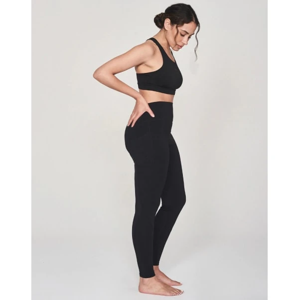 YOGAWORKS Women's Kim Essential Bra W/ Cross Back Straps 4 YOGAWORKS Women's Kim Essential Bra W/ Cross Back Straps - Image 4