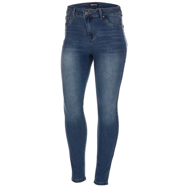 BLUE SPICE Juniors' High-Waist Recycled Stone Wash Skinny Jeans 1 BLUE SPICE Juniors' High-Waist Recycled Stone Wash Skinny Jeans