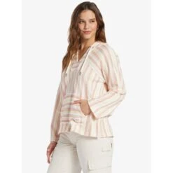 ROXY Juniors' Wild And Free Poncho Style Hoodie -Fam By Style 2089414 802 alt2