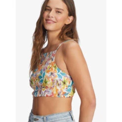 ROXY Juniors' Live Free Strappy Tank -Fam By Style 2089428 407 alt3