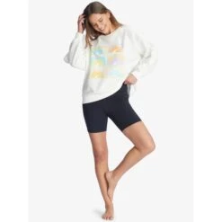 ROXY Juniors' Morning Hike Sweatshirt 11 ROXY Juniors' Morning Hike Sweatshirt -Fam By Style 2089430 101 alt5
