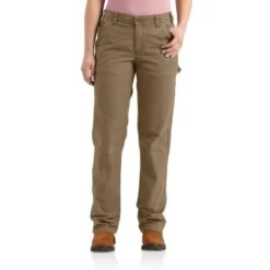 CARHARTT Women's 102080 Rugged Flex Loose Fit Canvas Work Pant -Fam By Style 2089808 276 alt2