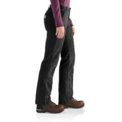 CARHARTT Women's 102323 Rugged Flex Loose Fit Canvas Double-Front Work Pant -Fam By Style 2089810 001 alt5